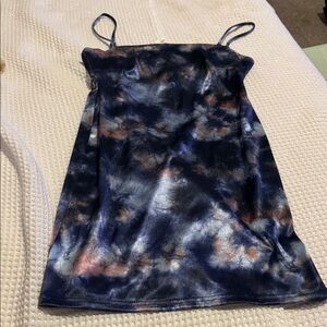 Women's Tie-Dye Spaghetti Strap dress